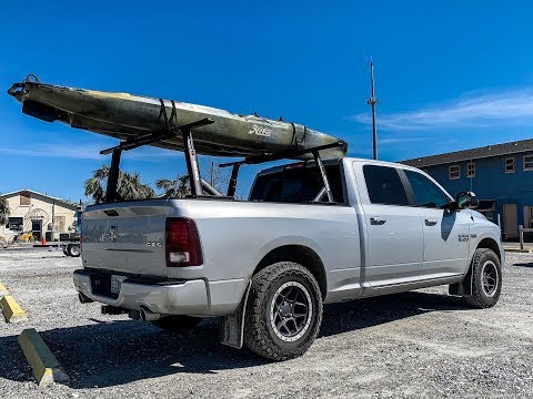 Loading 2019 Hobie Outback on Yakima Overhaul HD