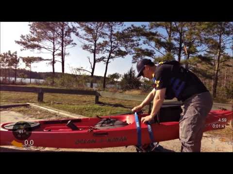 How to load and roll with your kayak cart.