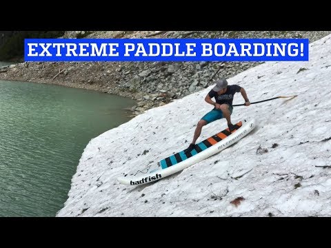 Extreme White Water River Stand Up Paddleboarding!