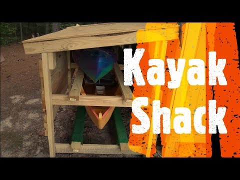 Kayak Storage Shed / Rack (Do It Yourself / Homemade)