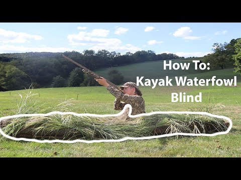 How To Build Your Own KAYAK WATERFOWL BLIND