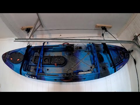 Kayak Storage | Installing a Garage Ceiling Hoist | DIY