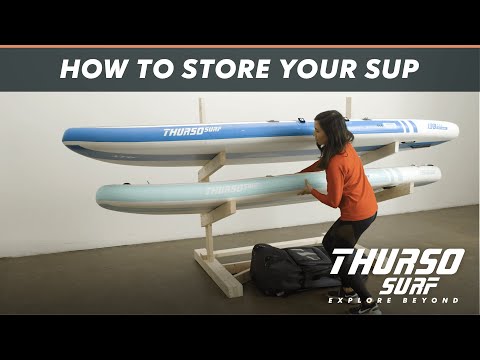 How to Store Paddle Boards Safely Inflated or Deflated | Thurso Surf