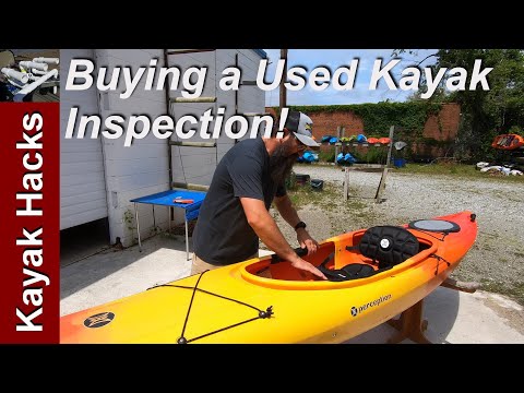 Buying a Used Kayak Tips - Recreational Kayak Inspection