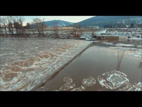 Drone Footage: Powerful Low Head Dam.