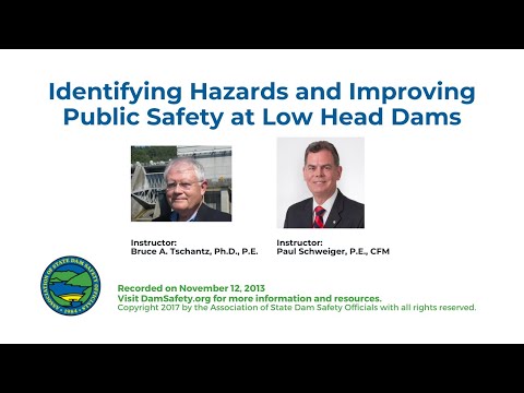Identifying Hazards and Improving Public Safety at Low Head Dams - 2013