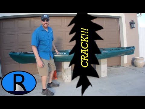 CHEAP &amp; EASY Repair for a Cracked Kayak