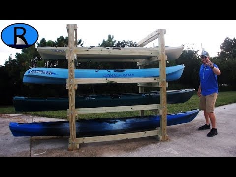 How to Build a Kayak Rack - Tutorial