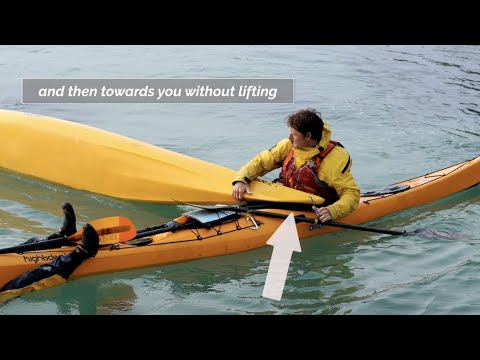 Sea Kayak T-Rescue: Deep Water Rescue / How to get back in your Kayak with help