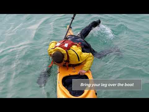 Sea Kayak Self Rescue: Cowboy Rescue / How do I get back into my kayak alone?
