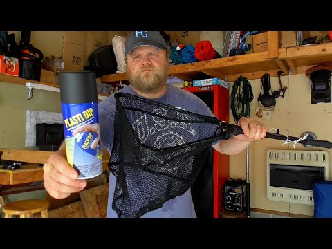 How to Rubberize a Fishing Net (Landing Net) DIY