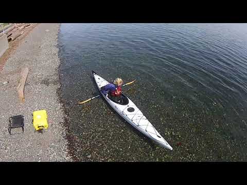 Getting in (and out) of your kayak from shore