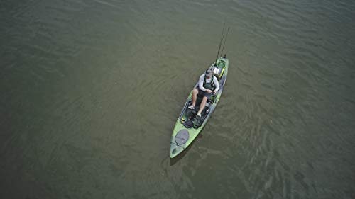 Wilderness Systems Radar 115 - Sit on Top Fishing Kayak - Premium Angler Kayak - Helix PD™ Pedal Drive System - 11.6 ft - Atomic