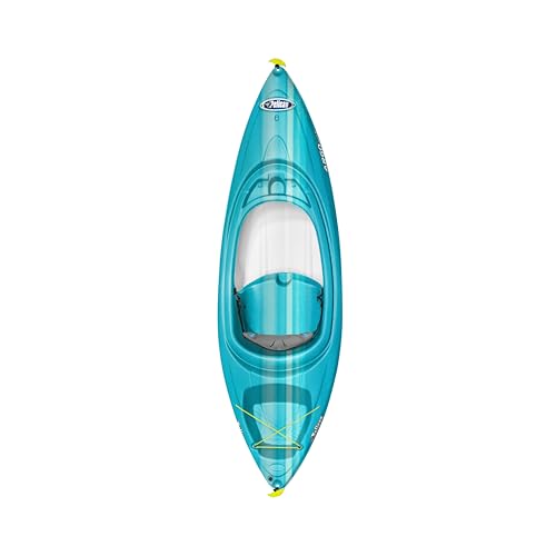 Pelican Argo 80X - Recreational Sit in Kayak - Fade Turquoise White - Lightweight Patented Ram-X™ Material - Stable - 8 ft