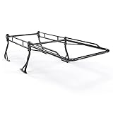 AA-Racks Model X39 Truck Bed Ladder Rack Side Bar with Long Cab Ext (X39-LC-Black)