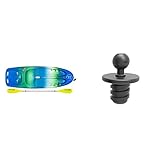 Perception Hi Five | Sit on Top Kids Kayak for Kids up to 120 Lbs. | Youth Kayak with Paddle | 6' 6