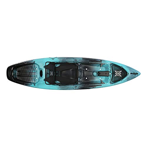 perception Pescador Pro 10 | Sit on Top Fishing Kayak with Adjustable Lawn Chair Seat | Large Front and Rear Storage | 10' 6