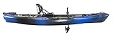 perception Pescador Pilot 12 | Sit on Top Fishing Kayak with Pedal Drive | Adjustable Lawn Chair Seat and Tackle Storage Areas | 12' | Sonic Camo