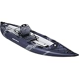AQUAGLIDE Blackfoot Angler 130 Inflatable 13 FT Kayaks for Adults Packable Family Friendly 1 or 2 Rider Blow Up Technical Kayaking for Recreational Angling Fishing Hunting