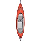 Advanced Elements AE1007-E AdvancedFrame Convertible Elite Inflatable Kayak , Red, 15ft