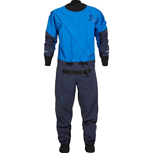 NRS Men's Nomad GORE-TEX Pro Semi-Dry Suit-Blue-M