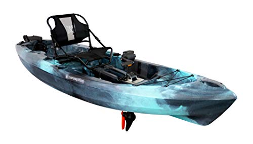 Perception Crank 10 | Sit on Top Pedal Kayak | Adjustable Lawn Chair Seat | 10'