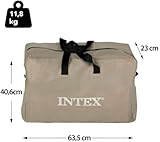 Intex Challenger K1 Kayak 1 Man Inflatable Canoe with Aluminum Oars and Hand Pump, Green/Blue