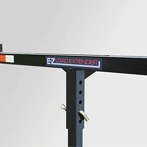 SEEK Steel Load Extender, Vertical or Horizontal Truck Bed Roof Rack E-Z Hitch Mount Cargo Extension 2 Inch Hitch Receiver, Black