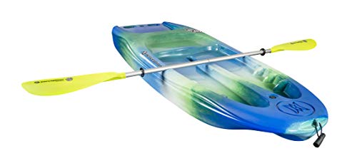Perception Hi Five | Sit on Top Kids Kayak for Kids up to 120 Lbs. | Youth Kayak with Paddle | 6' 6