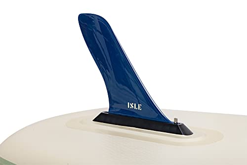 ISLE Switch Inflatable Hybrid Kayak-Stand Up Paddle Board | 2in1- Kayak & Paddle Board Bundle, Incl. Kayak Seat, Paddle, Hand Pump, Travel Bag, 11.6 x 35.5 x 6 in - max. 425 lbs - Aqua/Navy