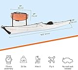 Oru Coast Foldable Kayak – Folding Kayak Perfect for Travel and Rugged Waters – Stable, Durable, Lightweight Adventure Kayak – Lake, River, and Ocean Kayaks for Adults and Youth