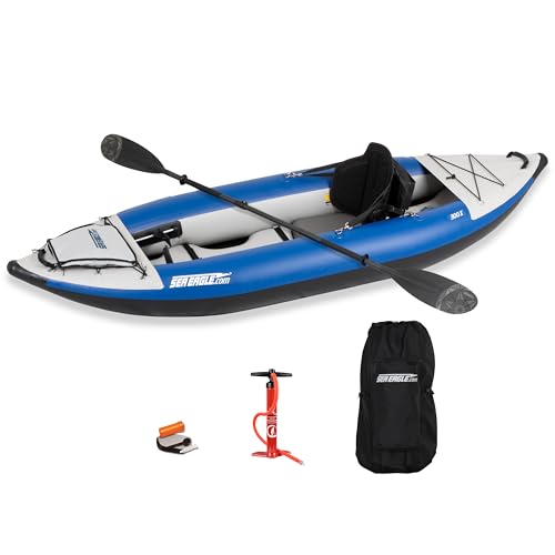 Sea Eagle 300x Inflatable Explorer Kayak Pro Carbon Package by Sea Eagle
