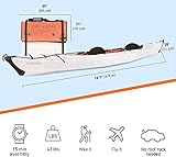 Oru Kayak Haven Foldable Kayak | for 1 or 2 People - Stable, Durable, Lightweight - Lake and River Kayaks - Beginner, Intermediate - Size (Unfolded): 16'1