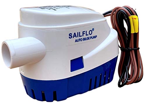 SAILFLO Automatic Bilge Pump for Boats 1100 GPH (1-1/8