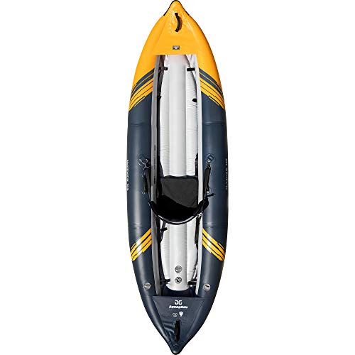 Aquaglide McKenzie 105 Inflatable Kayak - 1 Person Whitewater Kayak,Orange