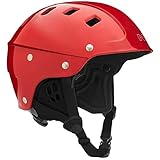 NRS Chaos Side-Cut Kayak Helmet-Red-XL