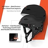 Adjustable Adult Water Sports Helmet with Ears,Perfect for Kayaking, Boating,Surfing