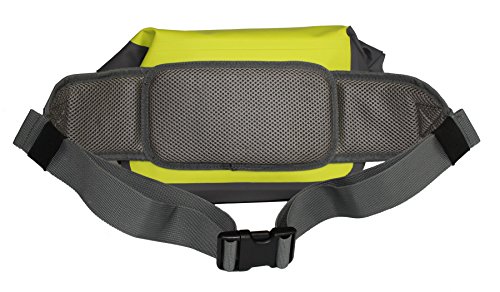 Aquapac Heavy Duty Waterproof Waist Pack Acid Green, Made in the UK, 3 Litre Capacity, Travel Essential, 5 Year Warranty, Hiking, Mountain Biking, Running Accessory