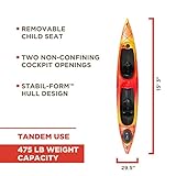 Old Town Canoes & Kayaks Dirigo Tandem Plus Recreational Kayak (Sunrise, 15 Feet 3 Inches), One Size