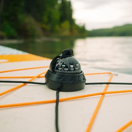 Sun Company SeaTurtl Kayak Compass - Full-Size Mountable Marine Compass with Adjustable Hood