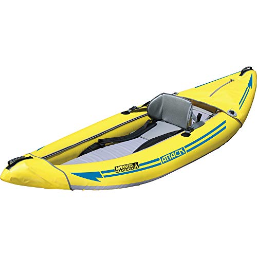 Advanced Elements Attack Whitewater Inflatable Kayak, Yellow