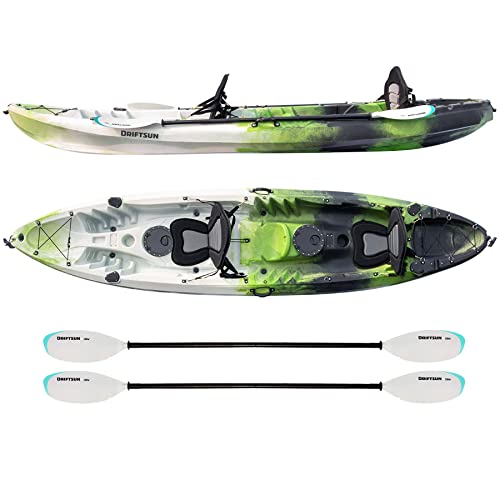 Driftsun Teton 120 Hard Shell 2 or 3-Person Sit On Top Kayak