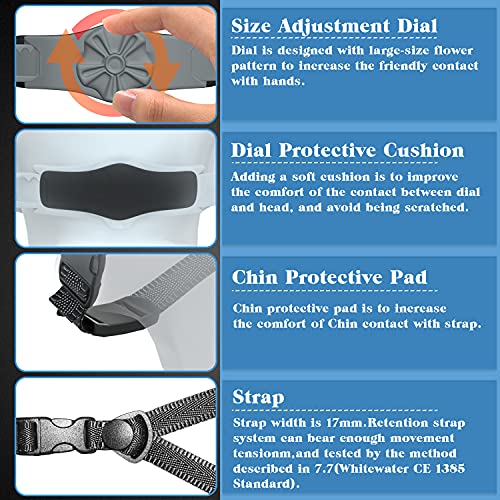 Tontron Kayaking Helmet (Matte Warm Red,Medium)