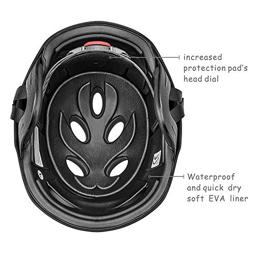 Tontron Kayaking Helmet (Matte Warm Red,Medium)