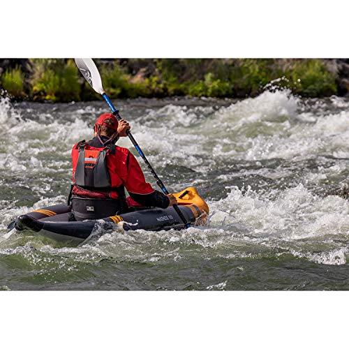 Aquaglide McKenzie 105 Inflatable Kayak - 1 Person Whitewater Kayak,Orange