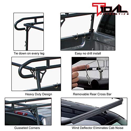 Tidal Contractor Pickup Truck Ladder Lumber Rack