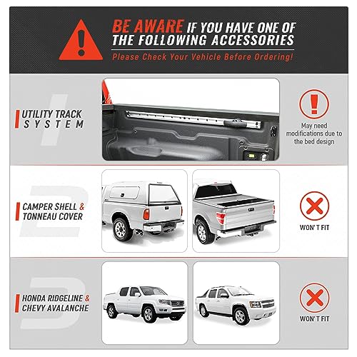 AA-Racks Model APX25 Extendable Aluminum Pick-Up Truck Ladder Rack (No Drilling Required) - Sandy Black