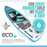 Bluefin SUP Inflatable Stand Up Paddle Board | 6” Thick | Kayak Conversion Kit | All Accessories | Multiple Sizes: Kids, 10’8, 12’, 15' (Carbon 10'8
