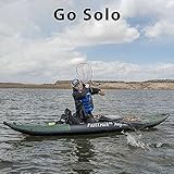 385FTA Fasttrack Angler 1–2-Person Inflatable Green Fishing Kayak-Rigid Keel, Drop Stitch Floor w/Seat(s), Paddle(s), Pump & Bag (385FTA Fasttrack Angler Pro Angler Kayak)