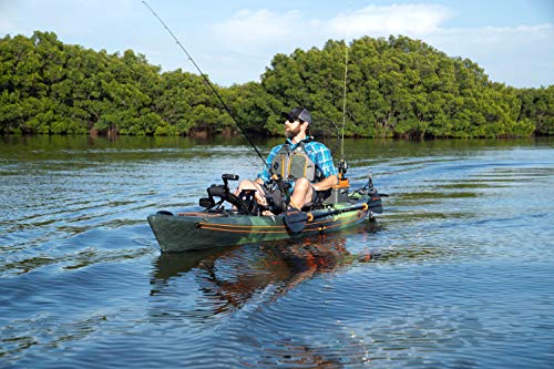 Wilderness Systems Radar 115 - Sit on Top Fishing Kayak - Premium Angler Kayak - Helix PD™ Pedal Drive System - 11.6 ft - Atomic